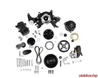 Holley COMP-MID-MT ACC DRIVE SYSTEM, BBC-BLACK - 20-242BK