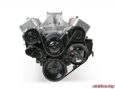 Holley COMP-MID-MT ACC DRIVE SYSTEM, BBC-BLACK - 20-242BK