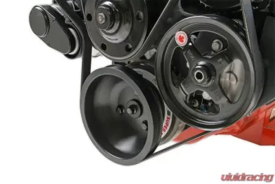 Holley COMP-MID-MT ACC DRIVE SYSTEM, BBC-BLACK - 20-242BK