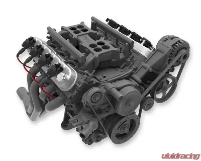 Holley VALVE COVER, TALL LS NATURAL CAST FINISH - 241-110