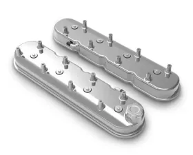 Holley VALVE COVER, TALL LS POLISHED FINISH