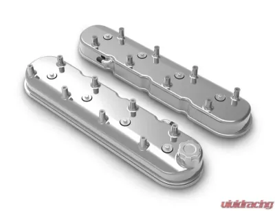 Holley VALVE COVER, TALL LS POLISHED FINISH - 241-111