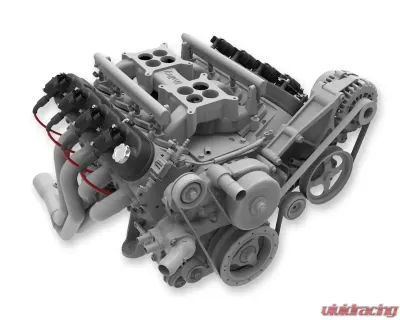 Holley VALVE COVER, TALL LS BLACK KRINKLE FINISH - 241-112
