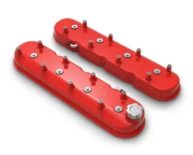 Holley VALVE COVER, TALL LS GLOSS RED FINISH