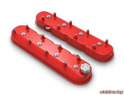 Holley VALVE COVER, TALL LS GLOSS RED FINISH - 241-113