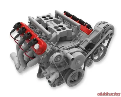 Holley VALVE COVER, TALL LS GLOSS RED FINISH - 241-113