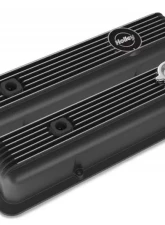 Holley SBC MUSCLE SERIES VALVE COVERS,FINNED,GLOSS BLACK                                     - 241-135 - Image 4