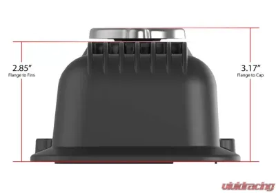 Holley SBC MUSCLE SERIES VALVE COVERS,FINNED,GLOSS BLACK - 241-135