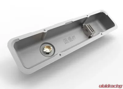 Holley SBC MUSCLE SERIES VALVE COVERS,FINNED,POLISHED Chevrolet - 241-137