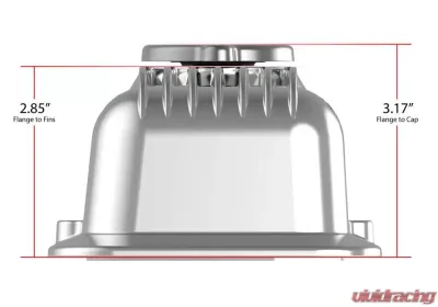Holley SBC MUSCLE SERIES VALVE COVERS,FINNED,POLISHED Chevrolet - 241-137
