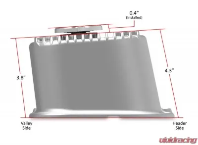 Holley TALL M/T BIG BLOCK CHEVY VALVE COVERS Chevrolet - 241-150