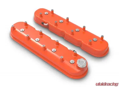 Holley VALVE COVER, TALL LS FACTORY ORANGE - 241-164