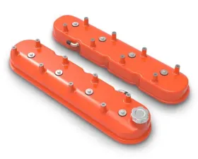 Holley VALVE COVER, TALL LS FACTORY ORANGE