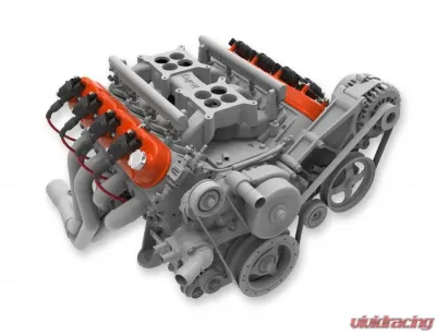 Holley VALVE COVER, TALL LS FACTORY ORANGE - 241-164
