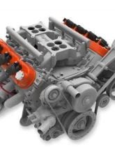 Holley VALVE COVER, TALL LS FACTORY ORANGE                                     - 241-164 - Image 3