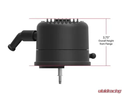 Holley 2-PIECE CAST ALUM. V/C, SATIN BLK FINSH - 241-172