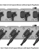 Holley 2-PIECE VALVE COVER GM LS CHEVROLET LOGO                                     - 241-175 - Image 4