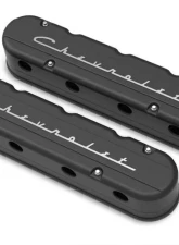 Holley 2-PIECE VALVE COVER GM LS CHEVROLET LOGO                                     - 241-177 - Image 6