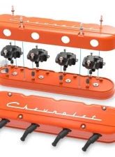 Holley 2-PIECE VALVE COVER GM LS CHEVROLET LOGO                                     - 241-178 - Image 3