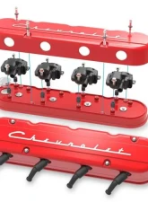 Holley 2-PIECE VALVE COVER GM LS CHEVROLET LOGO                                     - 241-179 - Image 3