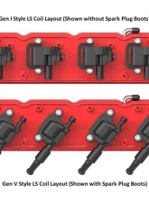 Holley 2-PIECE VALVE COVER GM LS CHEVROLET LOGO                                     - 241-179 - Image 4
