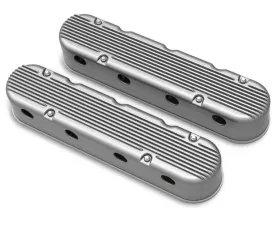 Holley 2-PIECE CAST ALUM. V/C, NATURAL FINISH