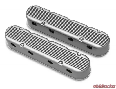 Holley 2-PIECE CAST ALUM. V/C, NATURAL FINISH - 241-180