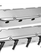 Holley 2-PIECE CAST ALUM. V/C, POLISHED FINISH                                     - 241-181 - Image 2