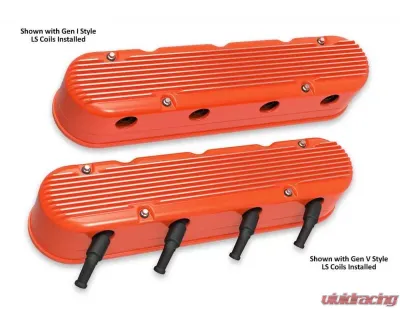 Holley 2-PIECE CAST ALUM. V/C,FACT ORNG FINISH - 241-183