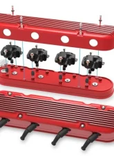 Holley 2-PIECE CAST ALUM. V/C,GLOSS RED FINISH                                     - 241-184 - Image 3