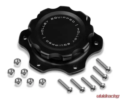 BILLET FUEL CELL CAP W/6 BOLT FLANGE - HOLLEY - 241-226