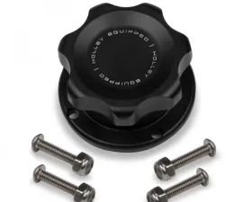 BILLET FILL CAP W/ 4 BOLT FLANGE- HOLLEY