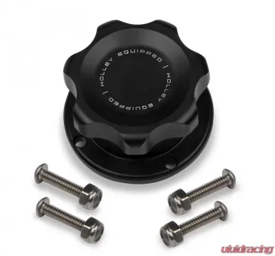 BILLET FILL CAP W/ 4 BOLT FLANGE- HOLLEY - 241-230