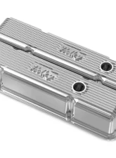 SBC HOLLEY VALVE COVERS,FINNED,W/EMIS,POL                                     - 241-241 - Image 3