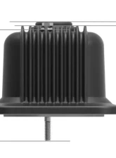 Holley SBC VALVE COVERS CENTER-BOLT FINNED NON-EMIS BLK Chevrolet                                     - 241-247 - Image 2