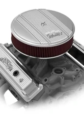 Holley SBC VALVE COVERS CENTER-BOLT FINNED NON-EMIS POL Chevrolet                                     - 241-248 - Image 3