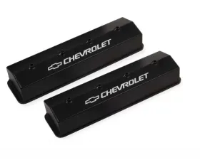 Holley GM FAB ALUM V/C BLK CENTER BOLT SBC