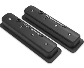 Holley GM MUSCLE SBC CENTER BOLT V/C,FINNED,BLK