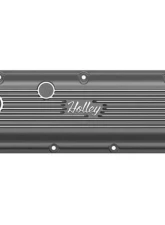 BBC HOLLEY VALVE COVERS,FINNED,NON-EMIS, Chevrolet                                     - 241-302 - Image 4