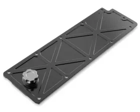 Holley VALLEY COVER TRUSSED SATN BLK W/OIL FILL