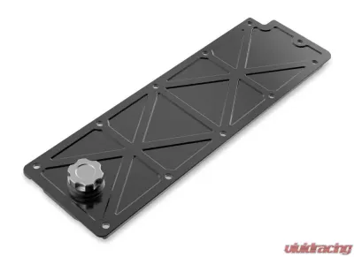 Holley VALLEY COVER TRUSSED SATN BLK W/OIL FILL - 241-362