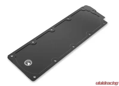 Holley VALLEY COVER TRUSSED SATN BLK W/OIL FILL - 241-362