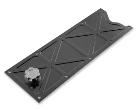 Holley VALLEY COVER TRUSSED SATN BLK W/OIL FILL