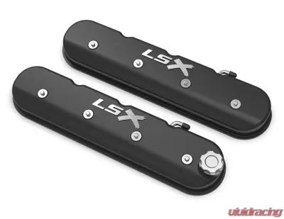 Holley GM TALL LS WITH LSX LOGO VALVE COVER - 241-407