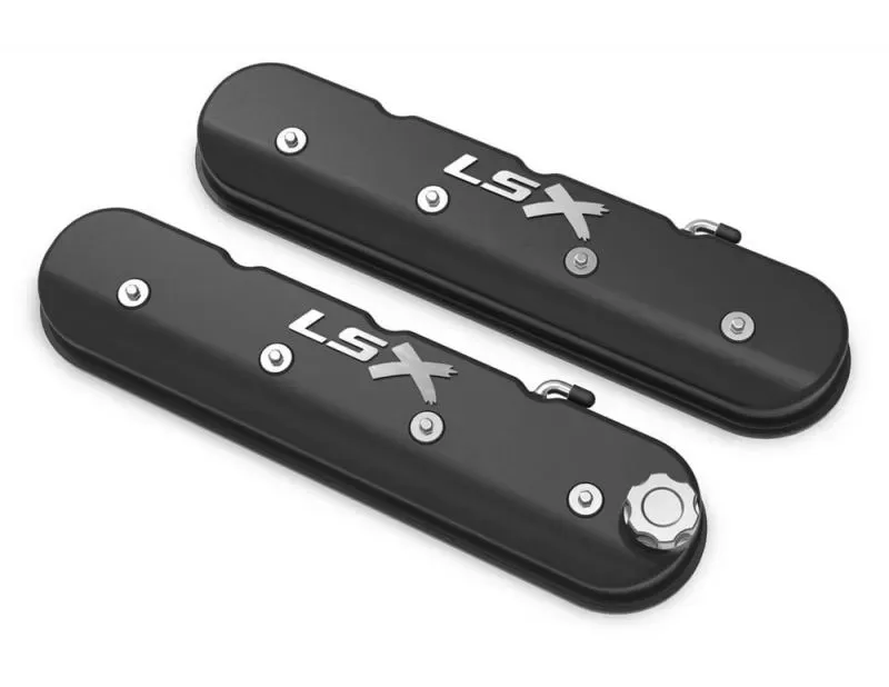 Holley GM TALL LS WITH LSX LOGO VALVE COVER - 241-407