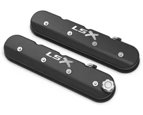 Holley GM TALL LS WITH LSX LOGO VALVE COVER