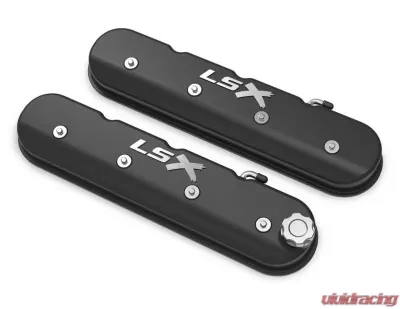 Holley GM TALL LS WITH LSX LOGO VALVE COVER - 241-407