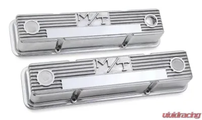 Holley VALVE COVER, M/T SBC, POLISHED - 241-82