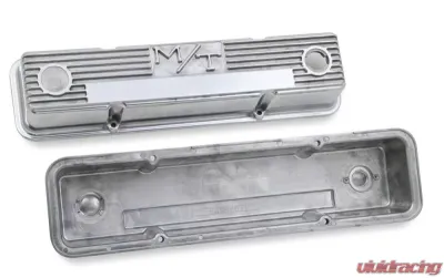 Holley VALVE COVER, M/T SBC, POLISHED - 241-82