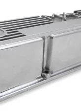 Holley VALVE COVER, M/T SBC, POLISHED                                     - 241-82 - Image 3